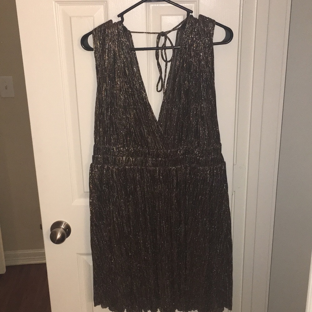 Large Gold Dress